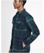 Men’s Barbour Tartan Cannich Overshirt - Green Loch