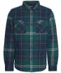 Men’s Barbour Tartan Cannich Overshirt - Green Loch