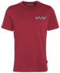 Men's Barbour Durness Pocket Tee - Highland Red