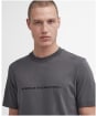 Men's Barbour International Motored T-Shirt - Plum Grey