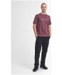 Men's Barbour International Motored T-Shirt - Huckleberry