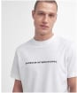 Men's Barbour International Motored T-Shirt - White