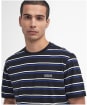 Men's Barbour International Buxton Stripe T-Shirt - Black