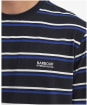 Men's Barbour International Buxton Stripe T-Shirt - Black