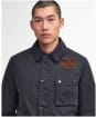 Men’s Barbour International Steve McQueen Workers Waxed Jacket - Charcoal