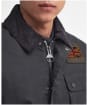 Men’s Barbour International Steve McQueen Workers Waxed Jacket - Charcoal