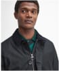 Men’s Barbour Waxed Mac - Black / Greenloch