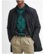 Men’s Barbour Waxed Mac - Black / Greenloch