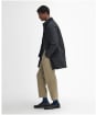 Men’s Barbour Waxed Mac - Black / Greenloch