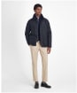 Men's Barbour Ambleside Waxed Jacket - Navy / Blue Granite