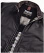 Men's Barbour International Craggan Waxed Jacket - Black
