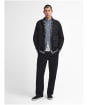 Men's Barbour International Craggan Waxed Jacket - Black