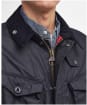 Men's Barbour International Boyer Waxed Jacket - Black