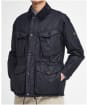 Men's Barbour International Boyer Waxed Jacket - Black