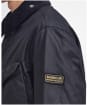 Men's Barbour International Boyer Waxed Jacket - Black