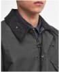 Men's Barbour International A7 Pacemaster Waxed Jacket - Charcoal