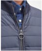 Men’s Barbour Carn Baffle Zip Thru Sweater Jacket - Navy