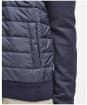 Men’s Barbour Carn Baffle Zip Thru Sweater Jacket - Navy