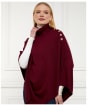 Women's Holland Cooper Roll Neck Knitted Cape - Wine