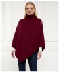 Women's Holland Cooper Roll Neck Knitted Cape - Wine