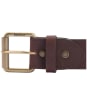 Men’s Barbour Contrast Leather Belt - Olive