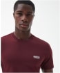 Men's Barbour International Small Logo Tee - Bordeaux