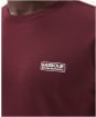 Men's Barbour International Small Logo Tee - Bordeaux