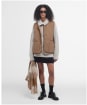 Cecily Gilet - Beige / Sky Dress Tartan