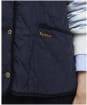 Cecily Gilet - Dark Navy / Sky Dress Tartan