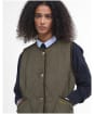 Cecily Gilet - Deep Olive / Ancient Tartan
