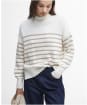 Women's Barbour Shelly Knit - CLOUD/CAMEL