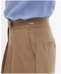 Women's Barbour Francis Wide Leg Trousers - Dark Camel