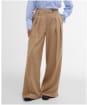Women's Barbour Francis Wide Leg Trousers - Dark Camel