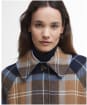 Kira Wool Coat - Sky Dress Tartan