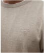 Men's Barbour Pima Cotton Crew Neck Sweater - Green Slate