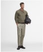 Men's Barbour Pima Cotton Crew Neck Sweater - Vintage Khaki