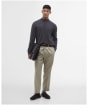 Men’s Barbour Avoch Half Zip Sweater - CHARCOAL MARL 2