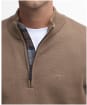 Men’s Barbour Avoch Half Zip Sweater - Fossil
