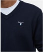 Merino V-Neck - Navy