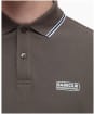Men's Barbour International Evan Tipped Polo Shirt - Major Brown