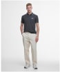 Men's Barbour International Evan Tipped Polo Shirt - Asphalt