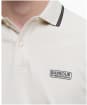 Men's Barbour International Evan Tipped Polo Shirt - Oyster Grey