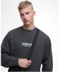 Men's Barbour International Formula Oversized Crew Sweatshirt - Oyster Grey