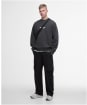 Men's Barbour International Formula Oversized Crew Sweatshirt - Oyster Grey