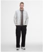 Men's Barbour International Inline Overshirt - Oyster Grey