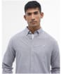 Men's Barbour Oxtown Tailored Shirt - Bitter Chocolate
