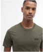 Men's Barbour International Small Logo Tee - Uniform Green