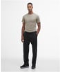 Men's Barbour International Small Logo Tee - Concrete