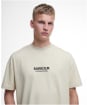 Men's Barbour International Os Formula T-Shirt - Oyster Grey