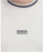 Men's Barbour International Central Logo Tipped T-Shirt - Oyster Grey